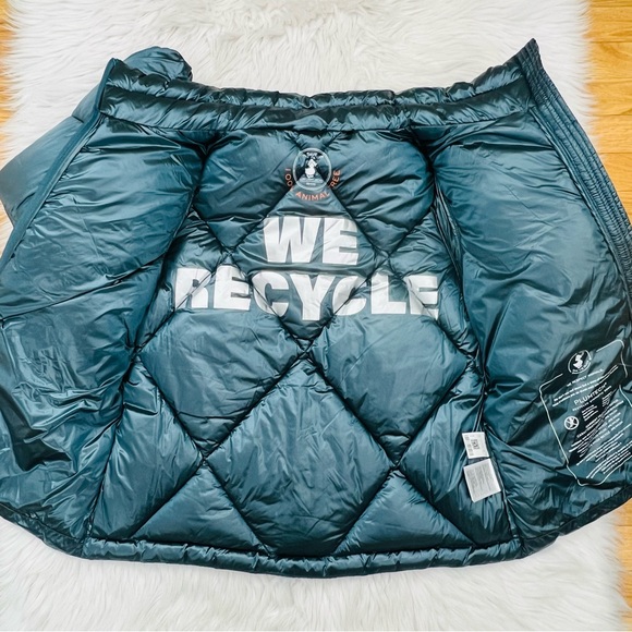 Save the Duck Joan Water Repellent Recycled Nylon Puffer Jacket in Heaven Blue - Picture 9 of 16